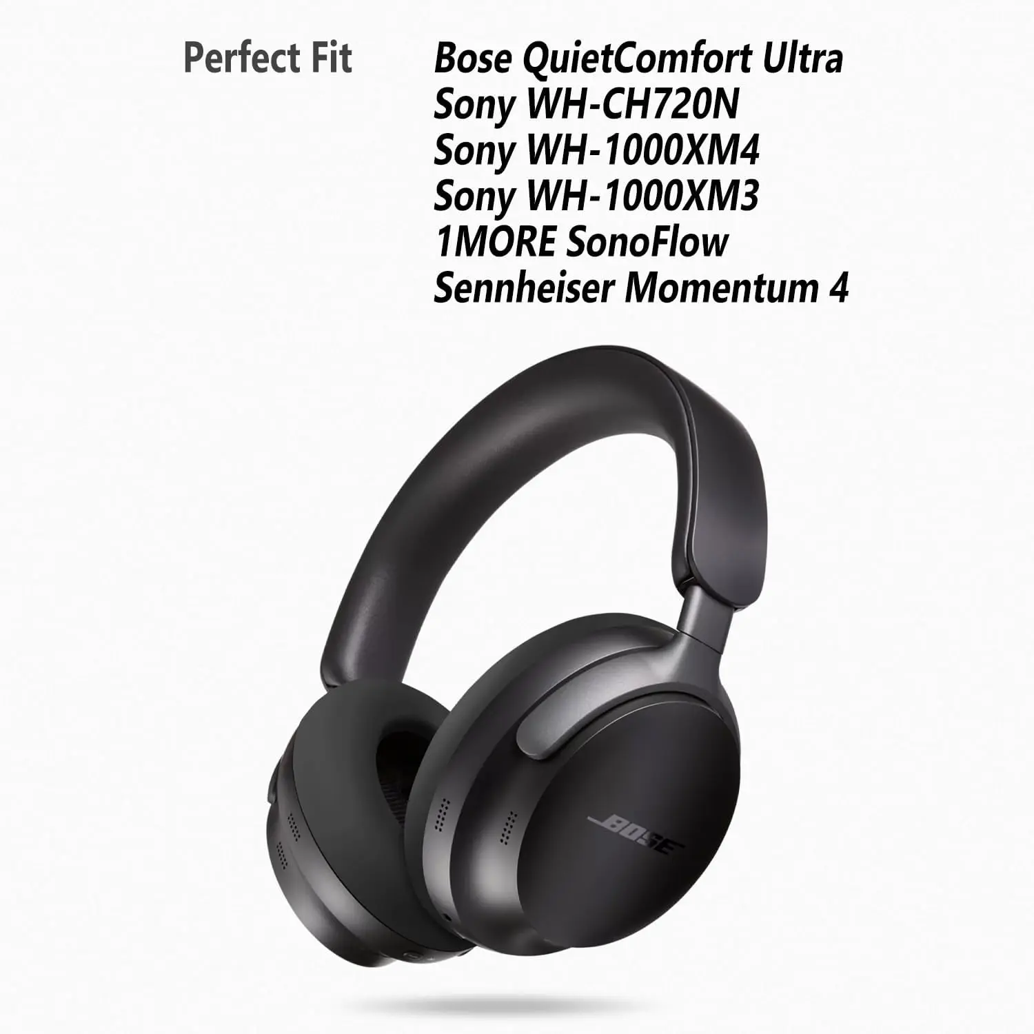 Sennheiser Headphone Momentum 4 - 실리콘 귀 보호 슬리브, Bose QC