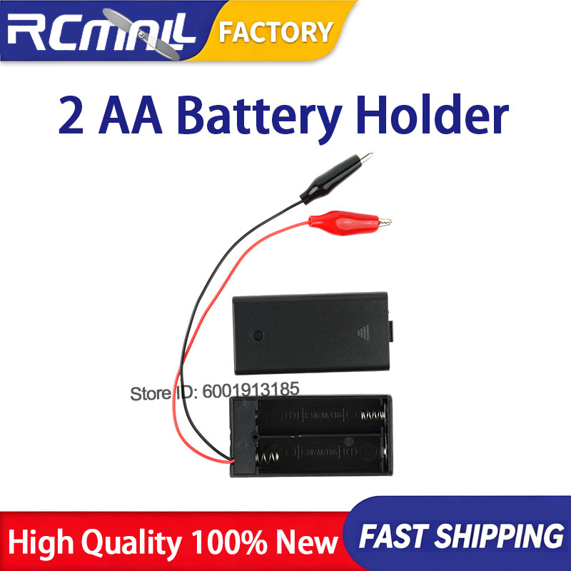 Battery Case Storage - 10개입 2 AA 3V 배터리 홀더