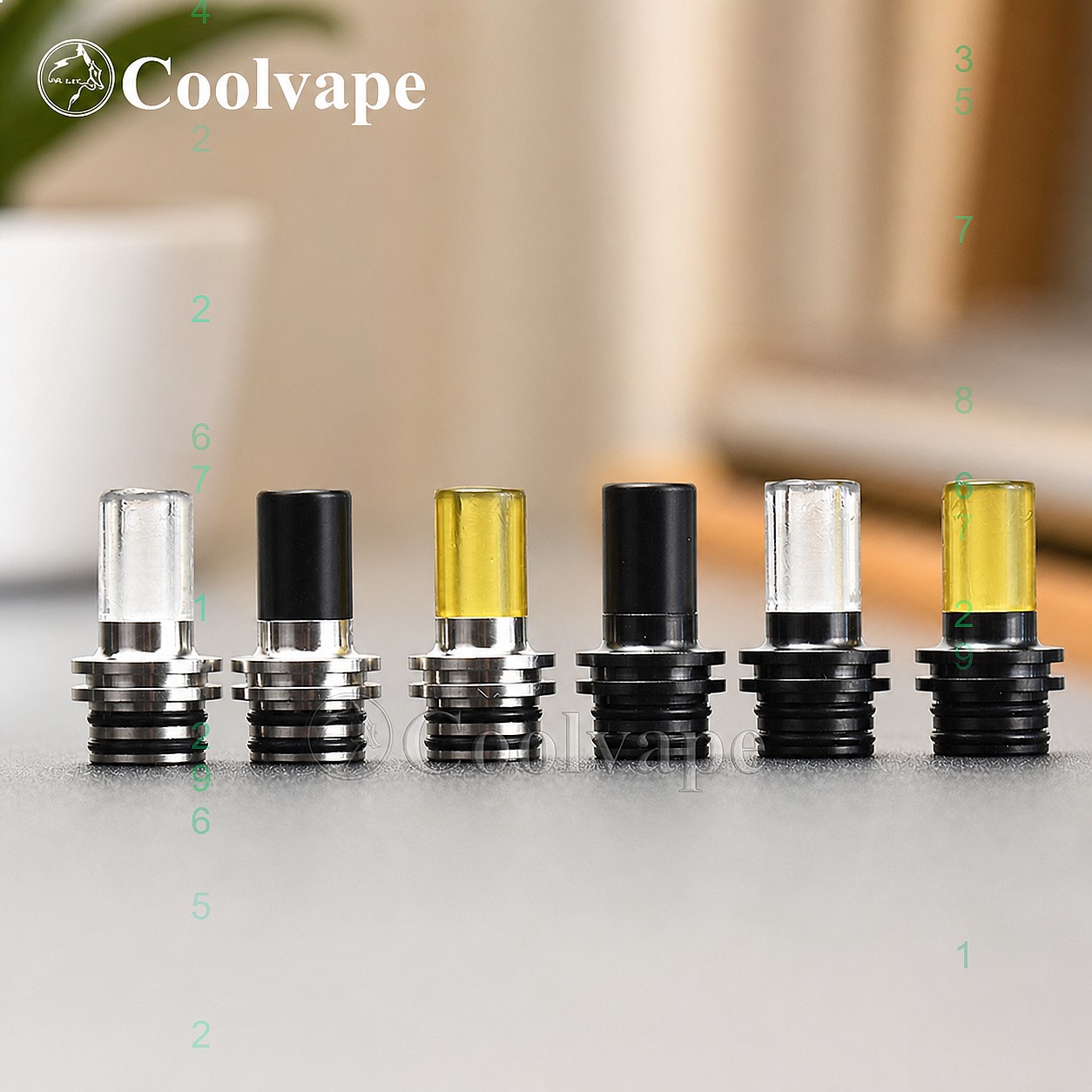 510 MTL 드립 팁 내열성 마우스피스(베이프 RTA - Vape Accessory 리뷰 및 가격