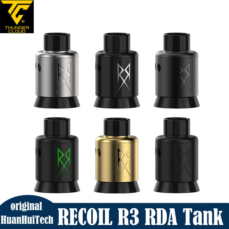 최신 썬더클라우드 X 그림 그린 리코일 R3 RDA 탱 - Rda Atomizer Deck 리뷰 및 가격