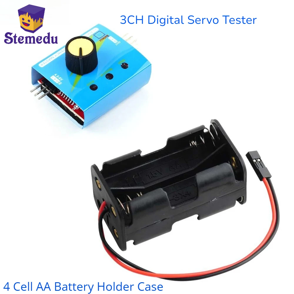 3CH 디지털 서보 테스터 ESC 속도 컨트롤러 체커  - Battery Case Storage 리뷰 및 가격