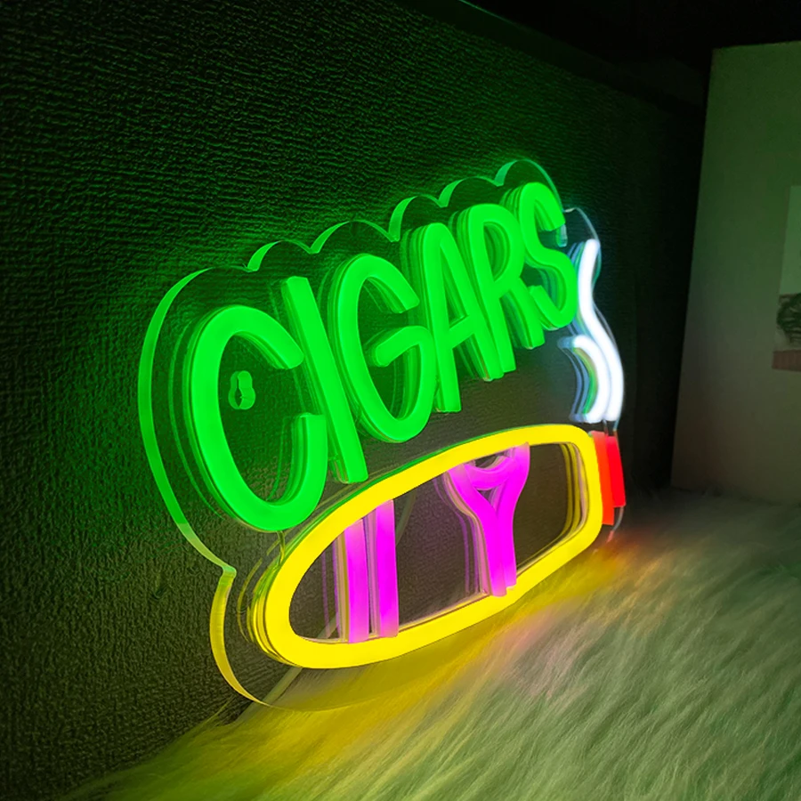 바, 담배 가게 또는 맨 케이브 장식용 후카 네온 사인 - Vaping Shop 리뷰 및 가격
